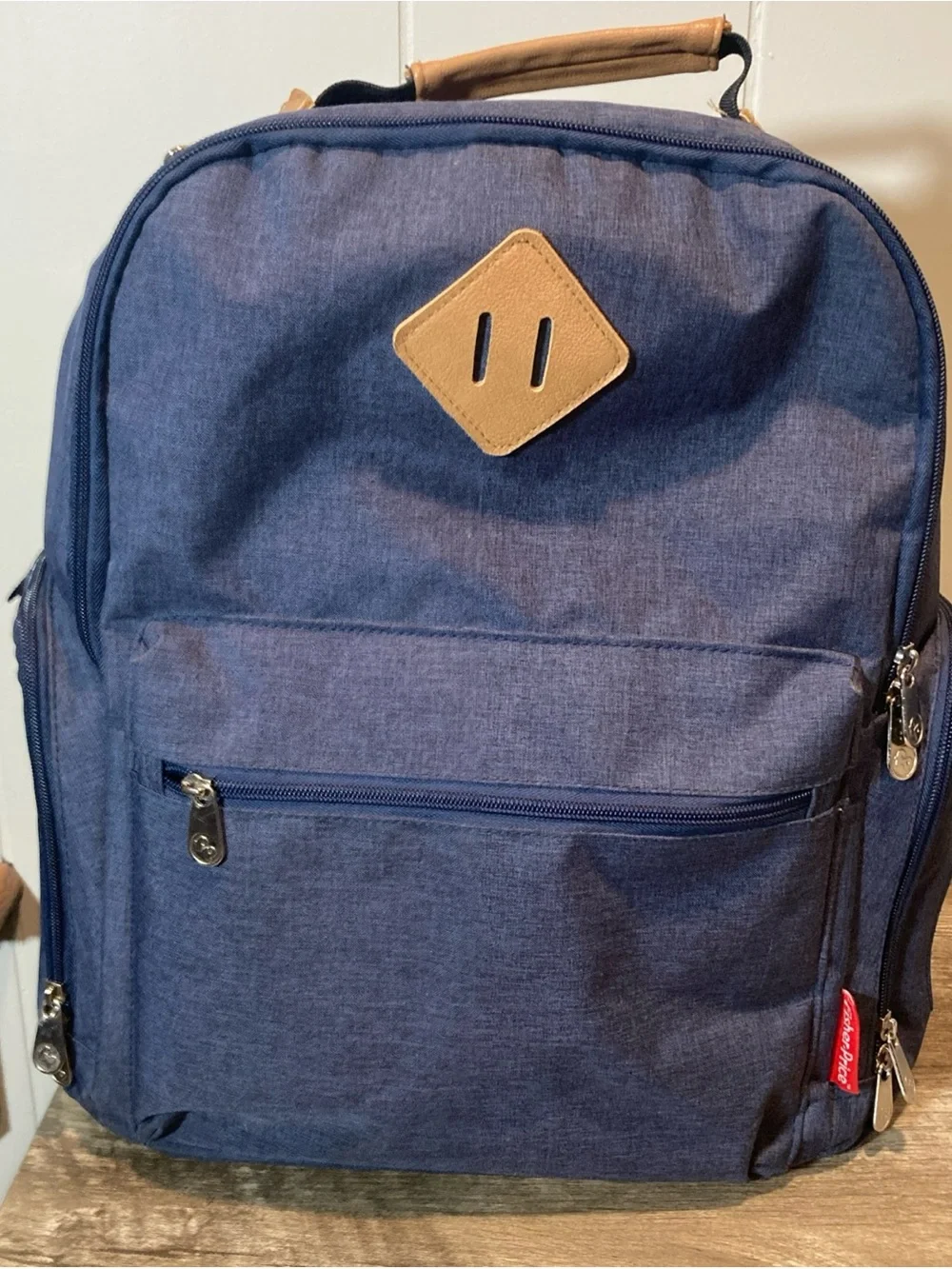Fisher Price River Backpack Diaper Bag Denim Blue Dad Bag Gorpcore